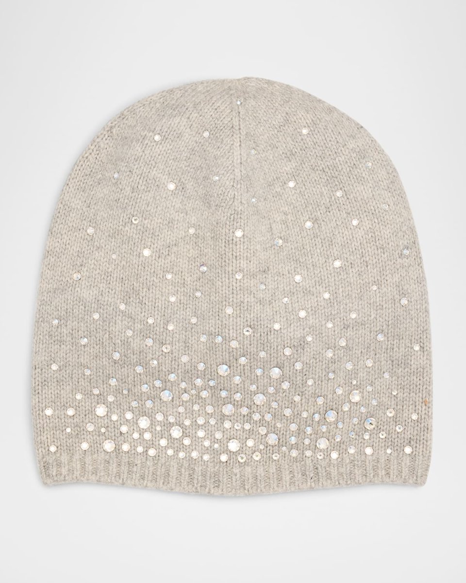 Cashmere Long Beanie with Swarovski Asterism