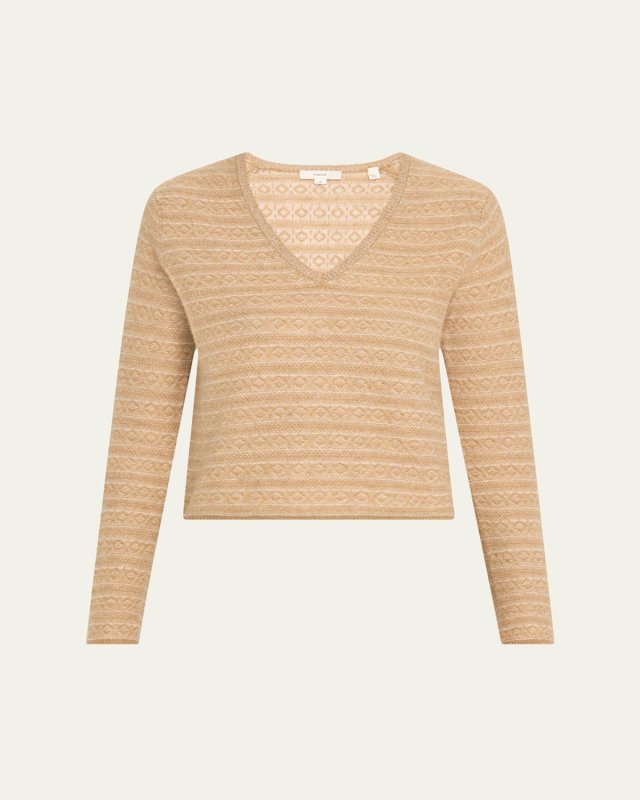 Fair Isle V-Neck Sweat
