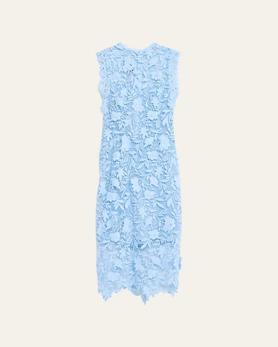 Lace Sheath Midi Dress