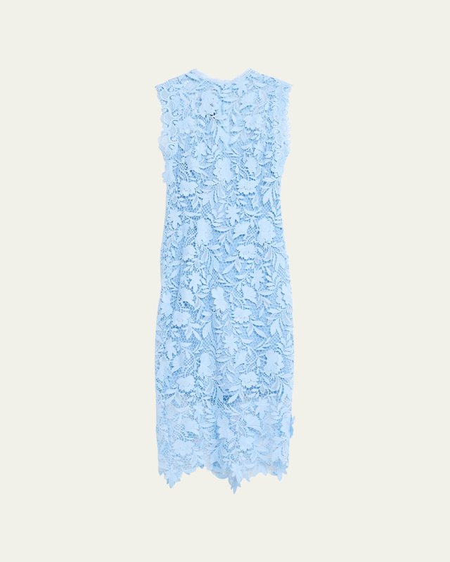Lace Sheath Midi Dress