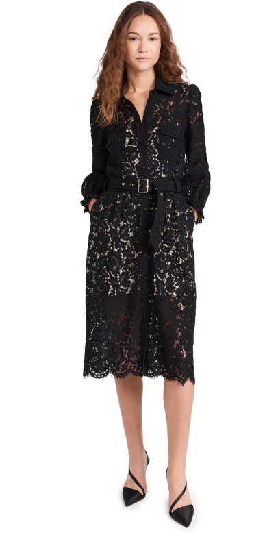 Generation Love Ceceilia Lace Dress Black/Beige