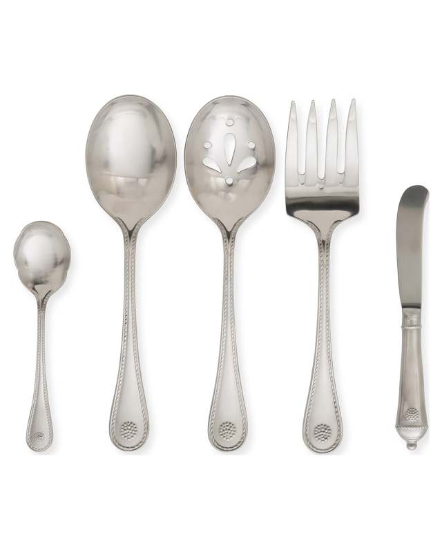 5-Piece Berry & Thread Bright Satin Hostess Set