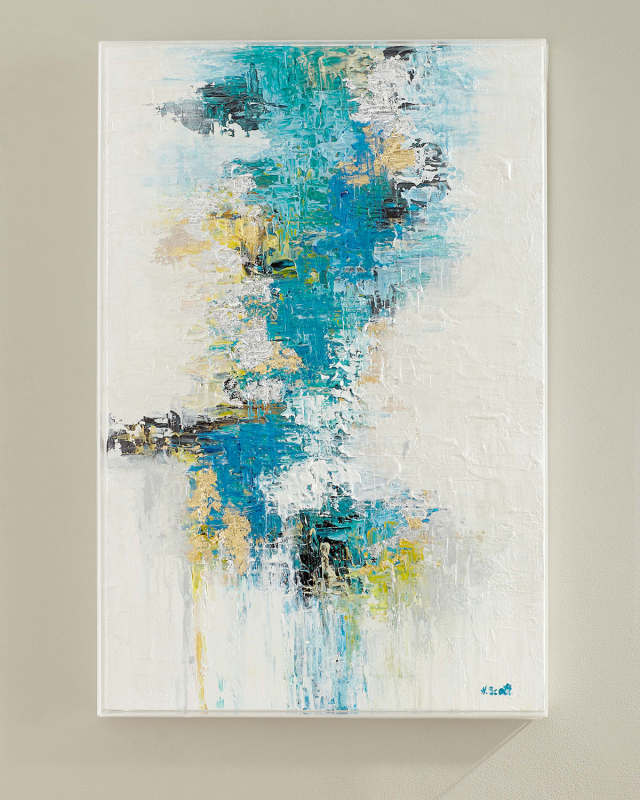 "Azure II" Original Painting by H. Scott