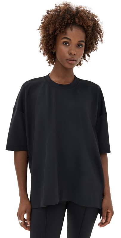 Rosetta Getty Collapsed T-Shirt Black