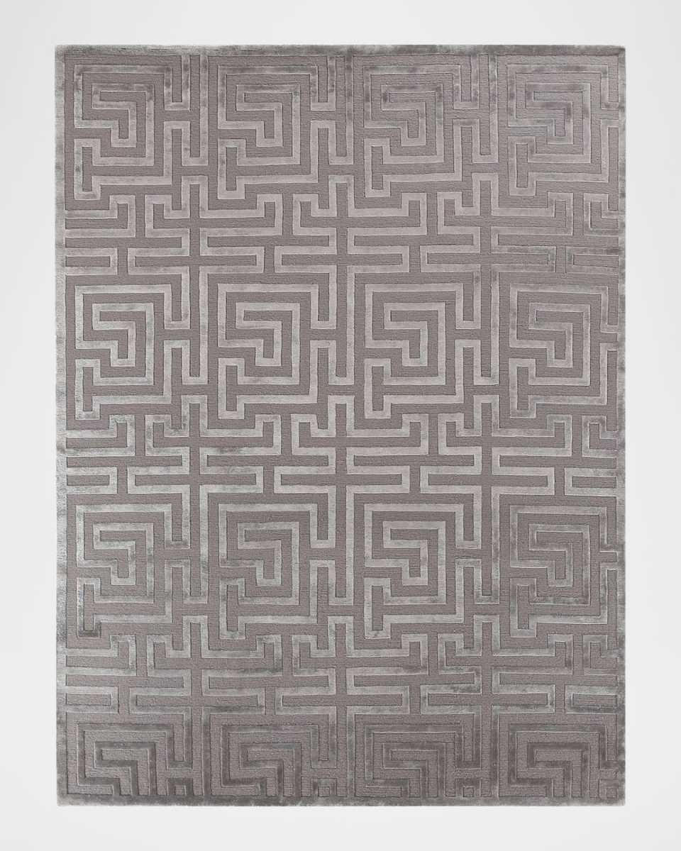 Trellis Hand-Knotted Rug, 8' x 10'