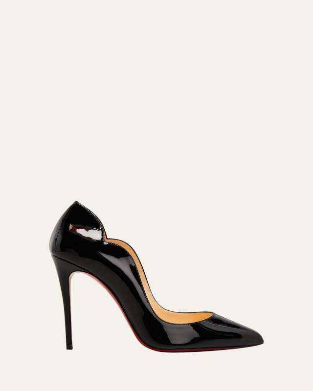 Hot Chick 100 Patent Red Sole High-Heel Pumps