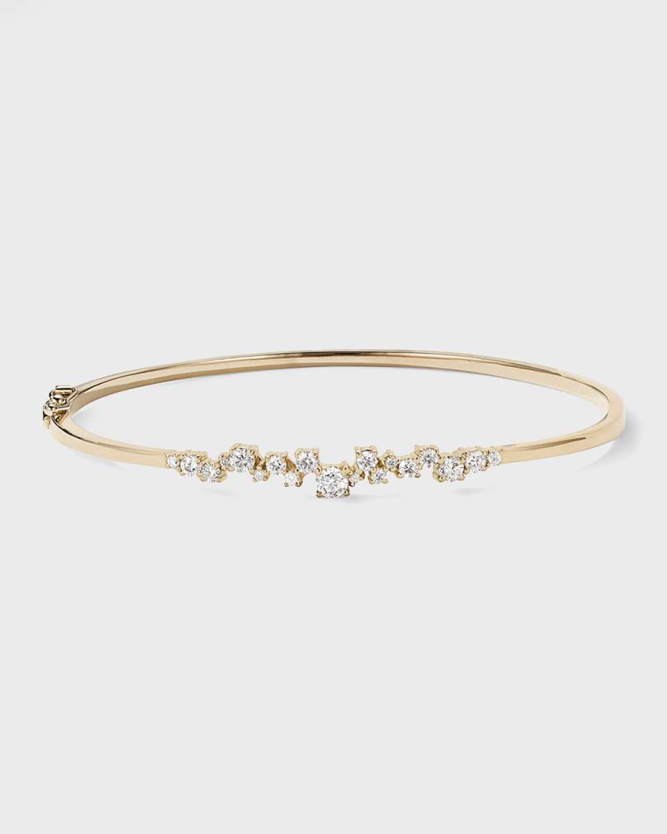 Solo Cluster Hinge Bangle, Size
