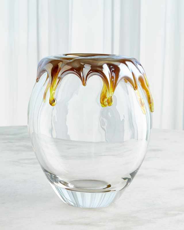 Drip Slip Honey Pot Vase