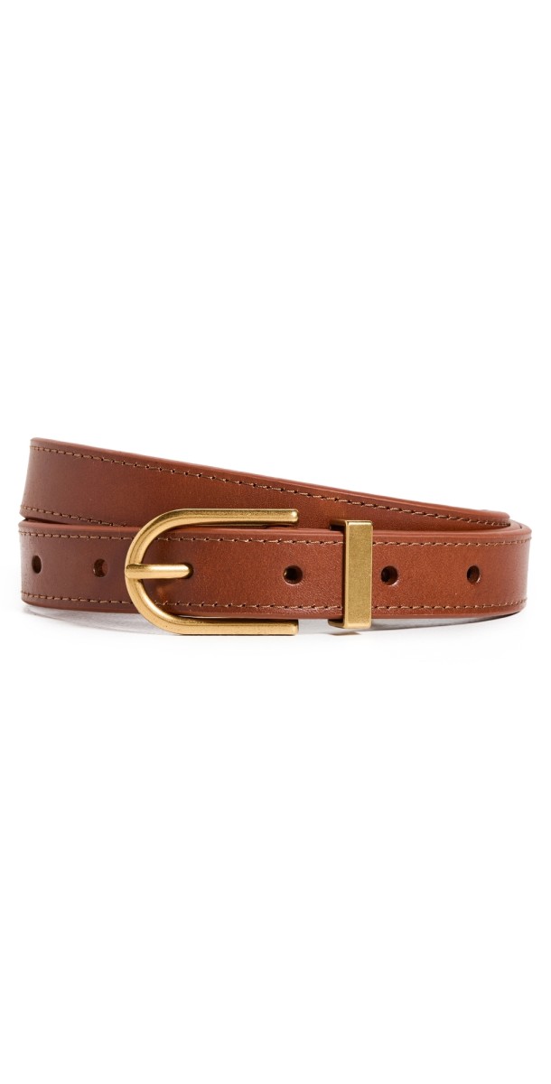 FRAME Simple Art Deco Belt Whiskey