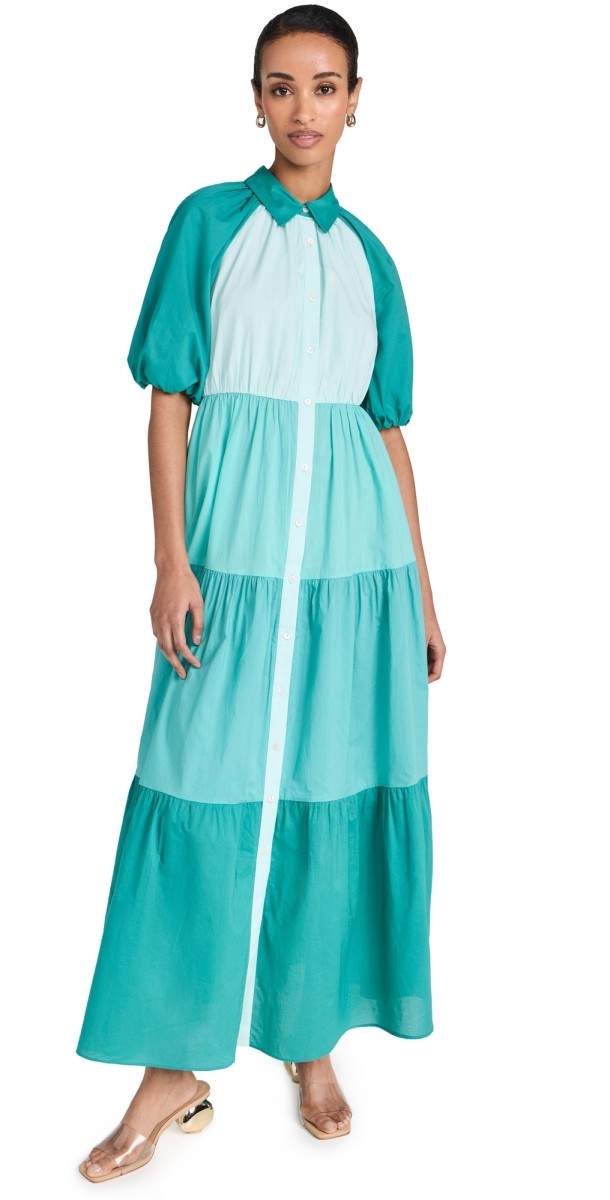 Playa Lucila Colorblock Dress Blue