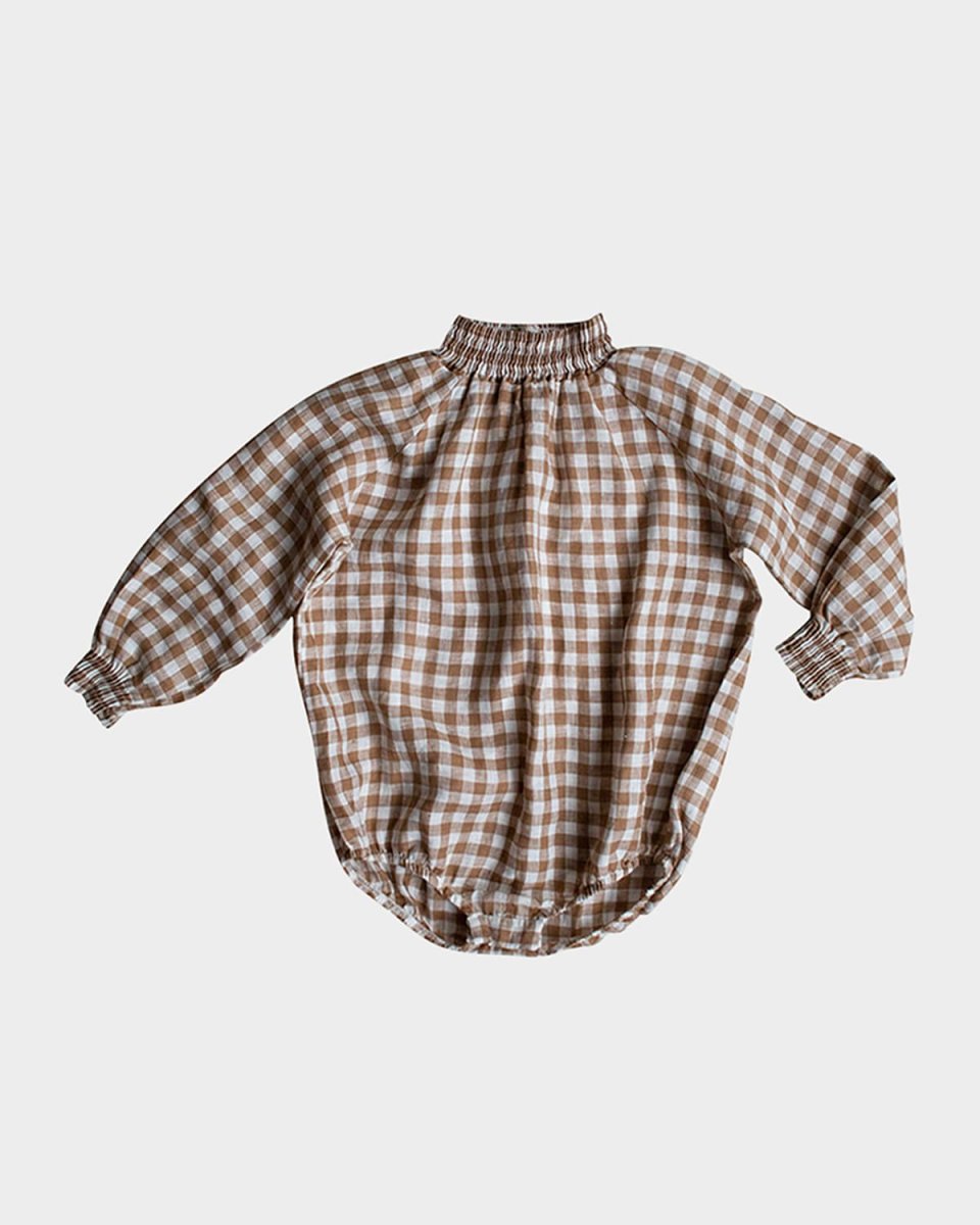 Kid's The Gingham Bodysuit, Size 3M-7