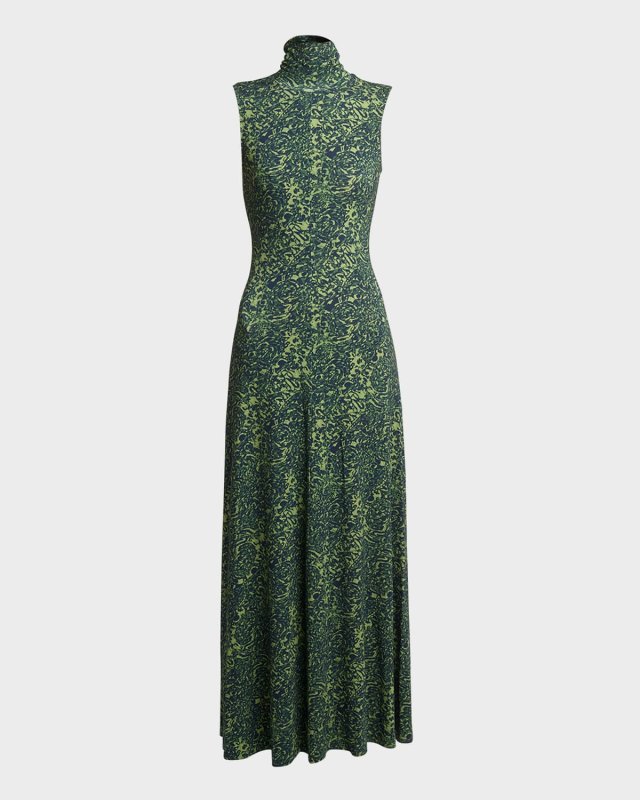 Jamie Knit Turtleneck Maxi Dress