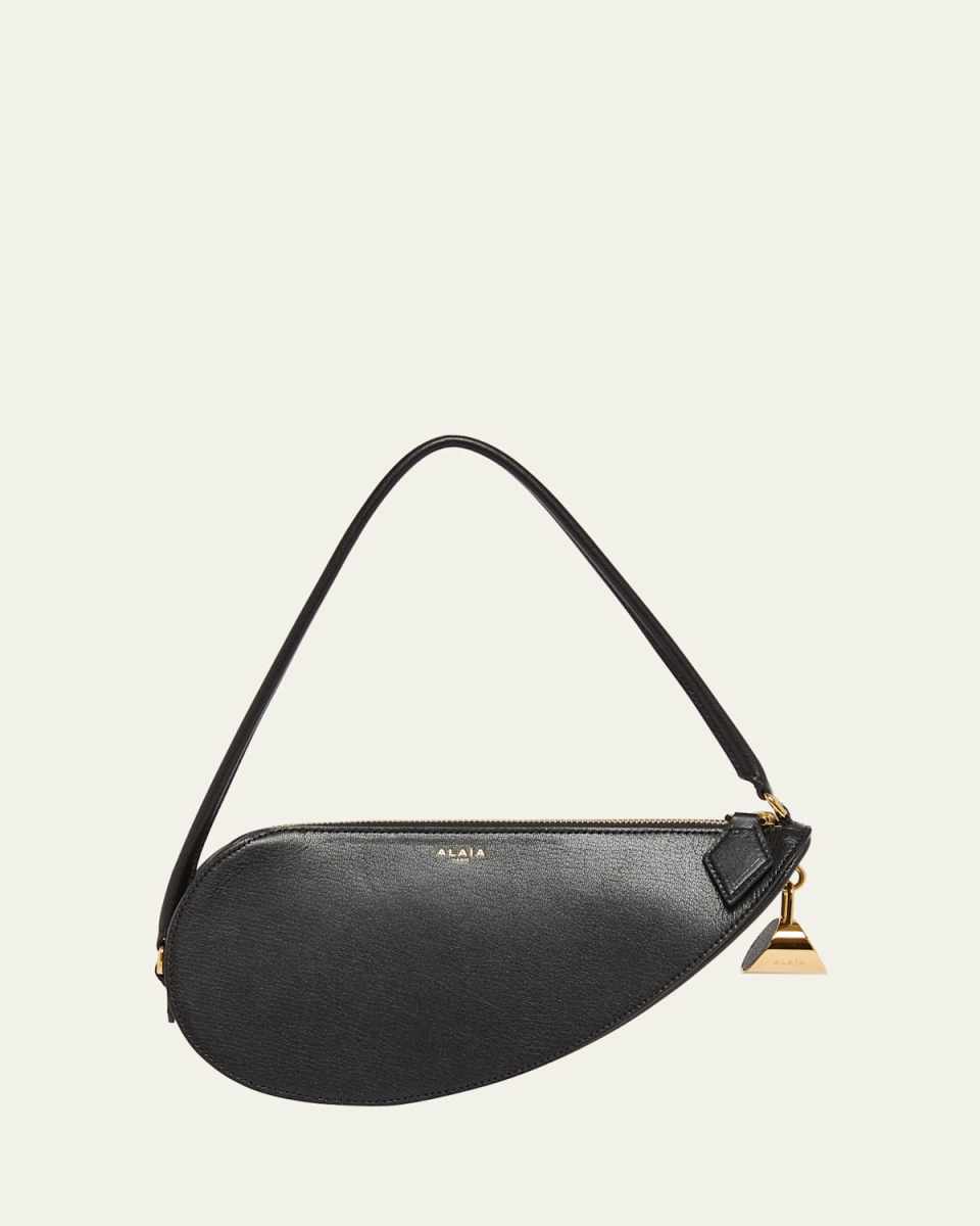 Le Demi Goat Leather Shoulder Bag