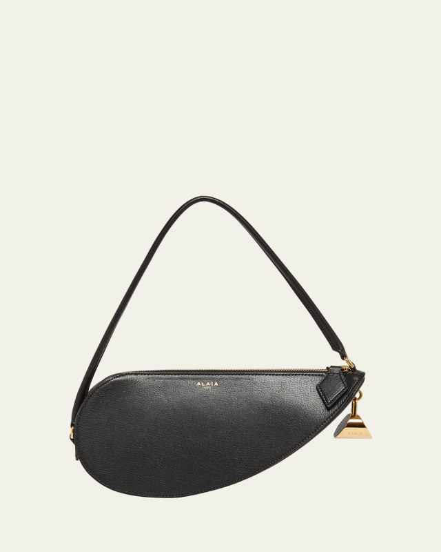 Le Demi Goat Leather Shoulder Bag