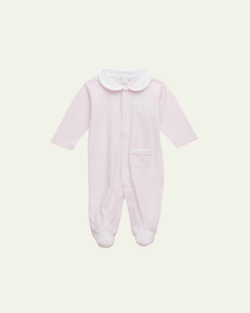 Kid's New Beginnings Collared Footie, Size Premie