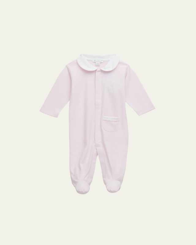 Kid's New Beginnings Collared Footie, Size Premie