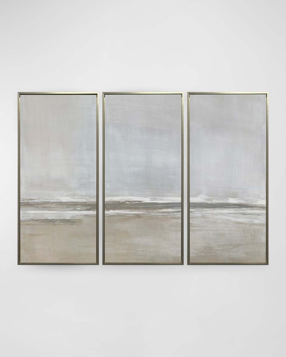 "The Walk" Framed Giclee Triptych by Carol Benson-Cobb