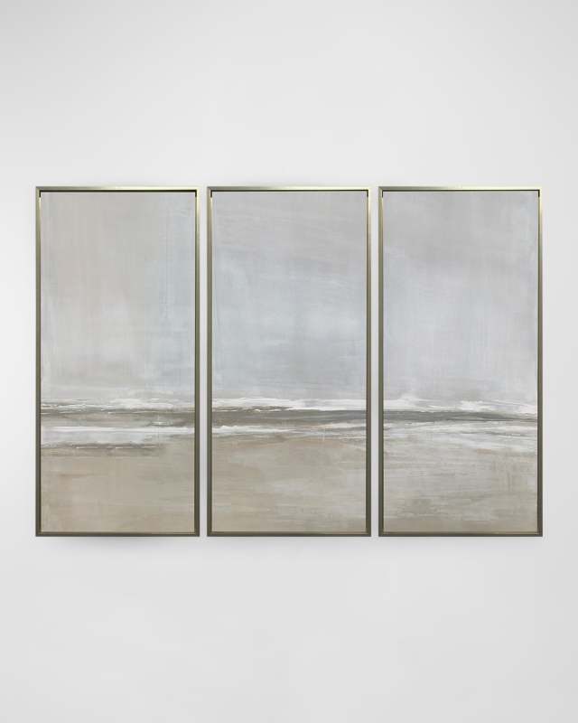 "The Walk" Framed Giclee Triptych by Carol Benson-Cobb