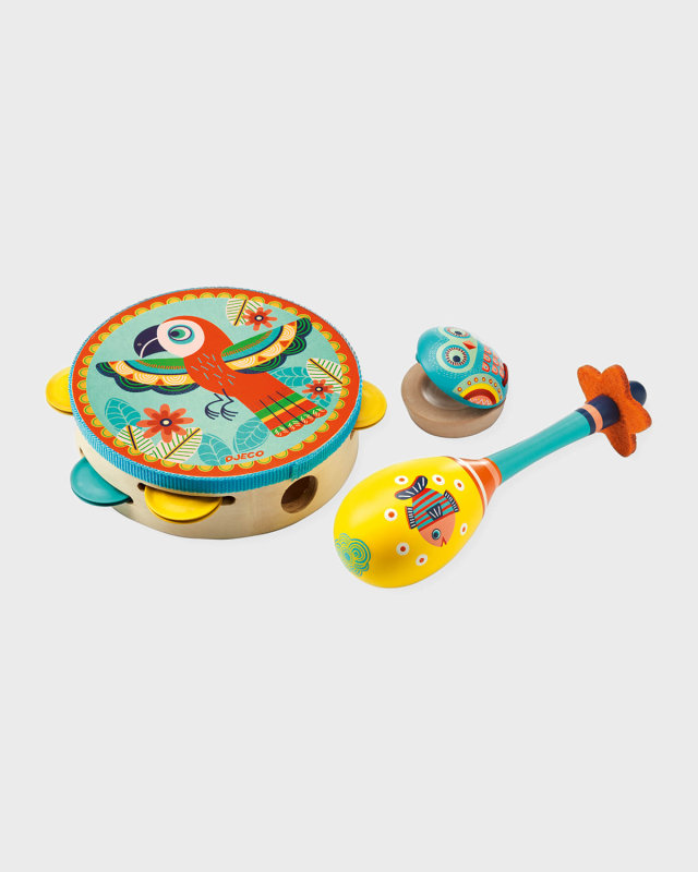 Kid's 3-Piece Illustrated Instrument Set