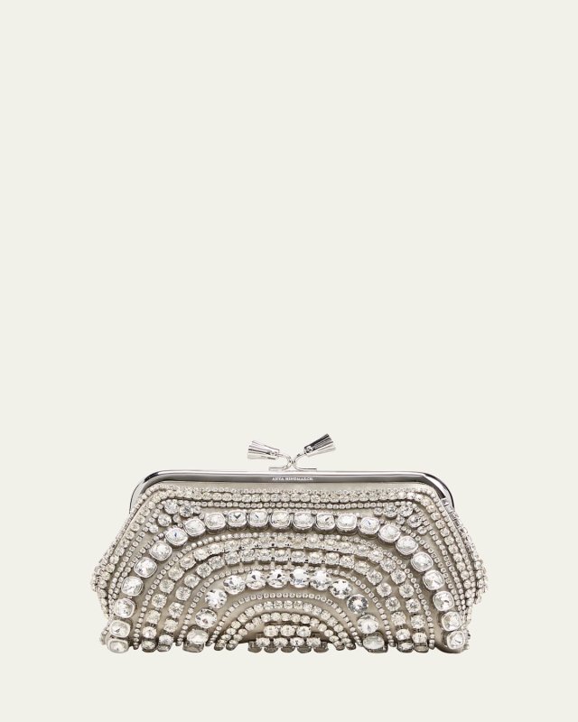 Maud Crystal Tassel Clutch Bag
