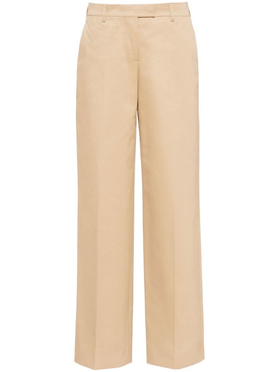MIU MIU mid-rise straight leg chino trousers