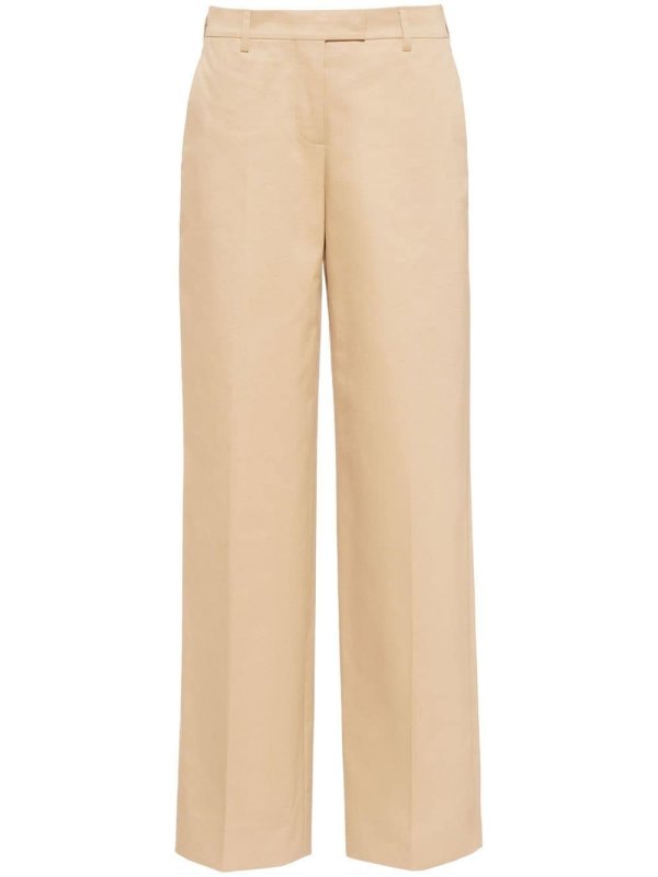MIU MIU mid-rise straight leg chino trousers