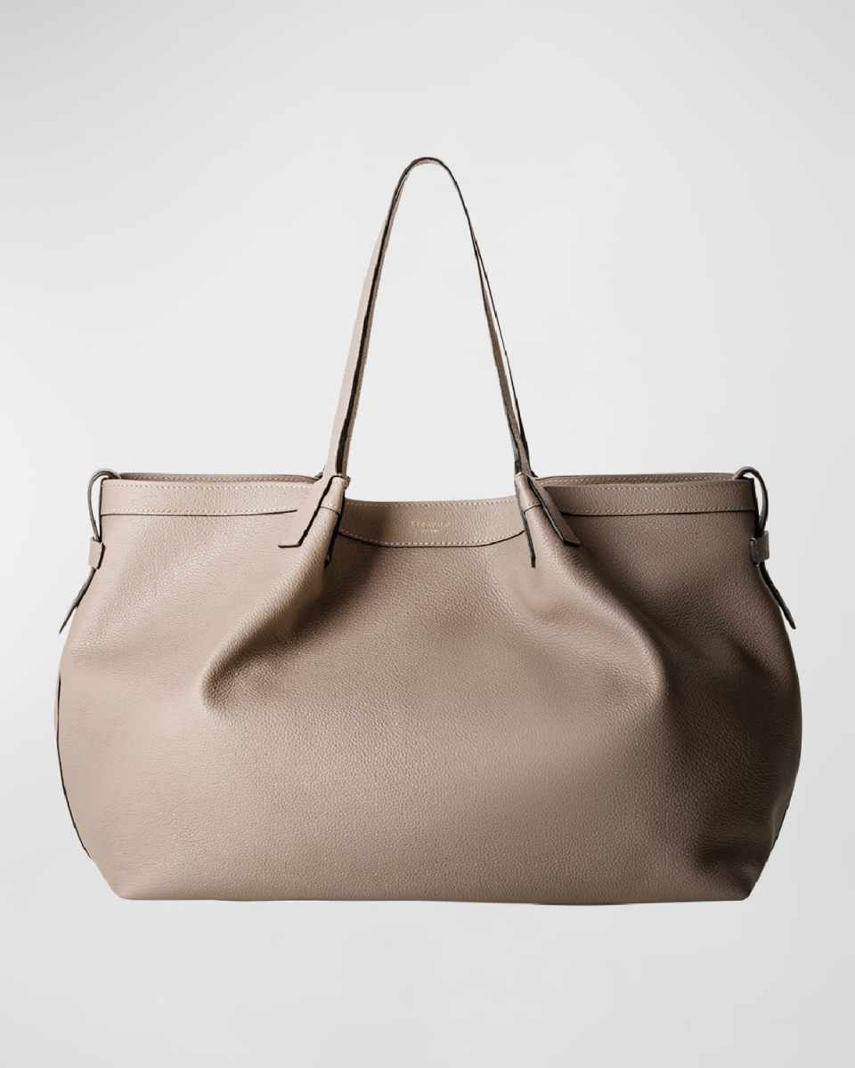 Secret Calf Leather Tote Bag