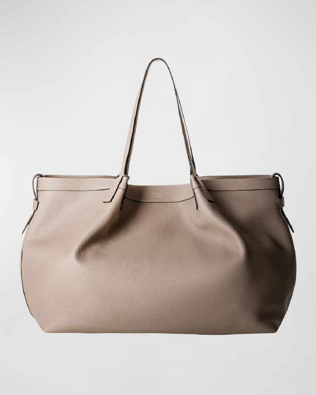 Secret Calf Leather Tote Bag