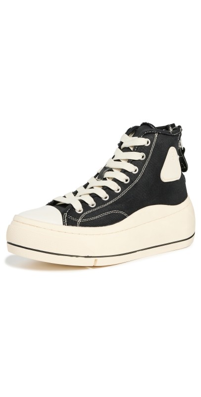 R13 High Top Sneakers Black