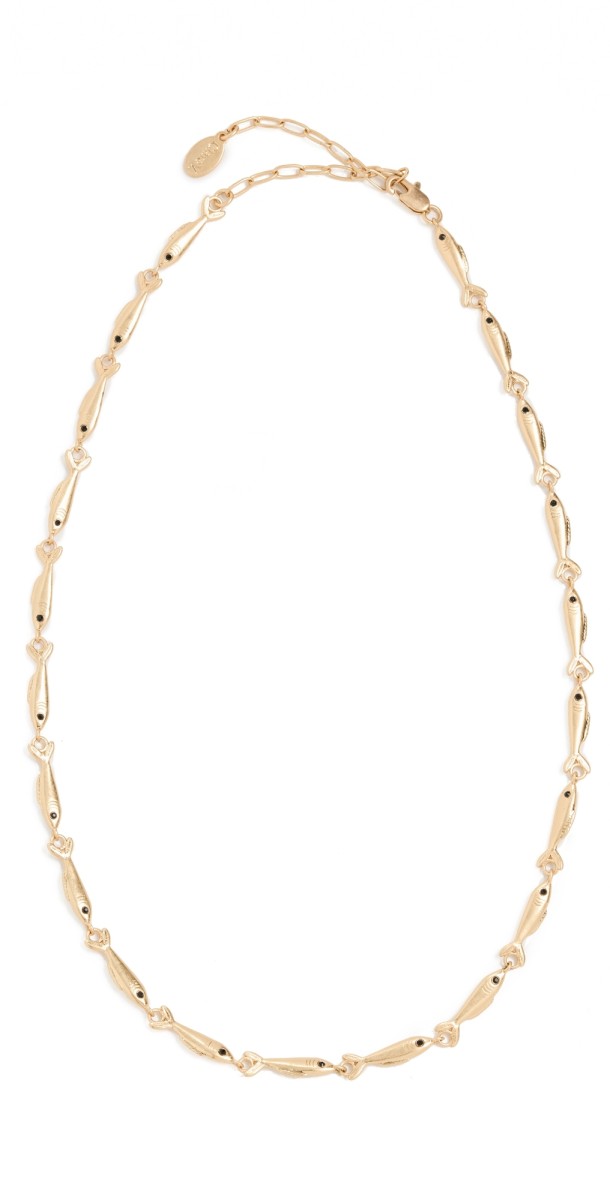 Clare V. Sardine Chain Vintage Gold