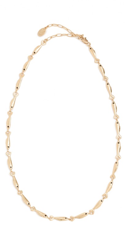 Clare V. Sardine Chain Vintage Gold