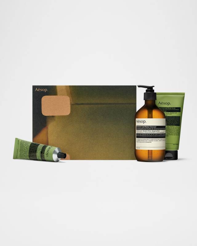 Geranium Body Trio
