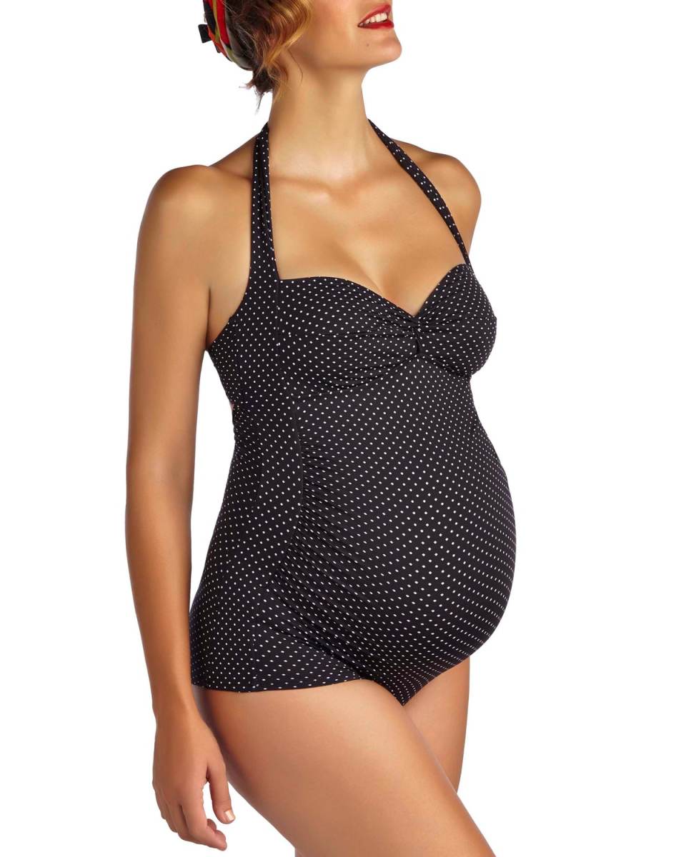 Maternity Montego Bay Jacquard One-Piece Swimsuit