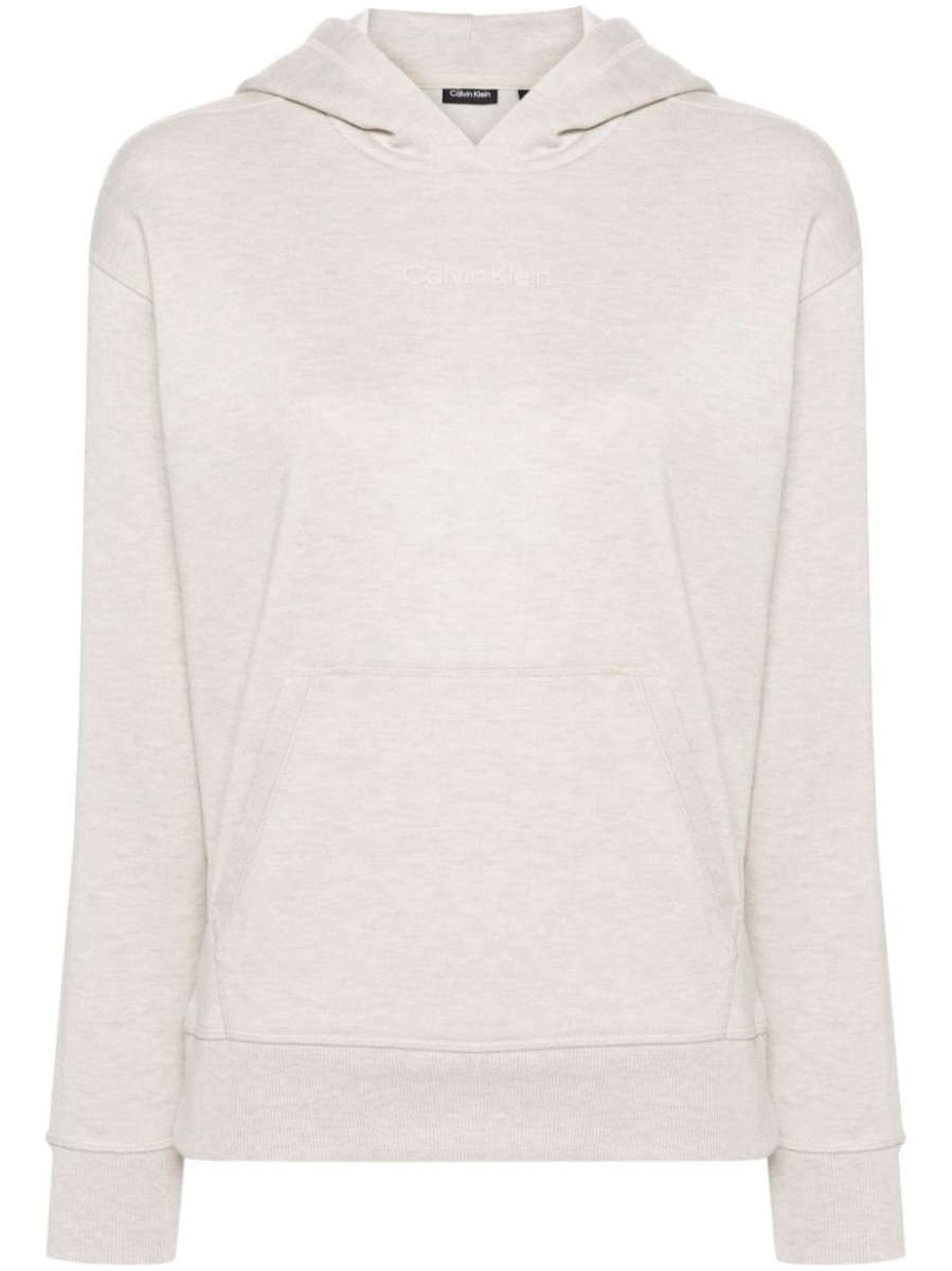 logo-appliqué hoodie