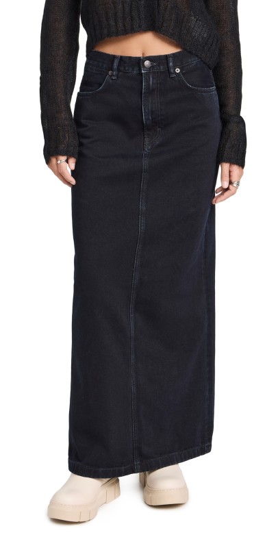 Acne Studios Denim Skirt Black