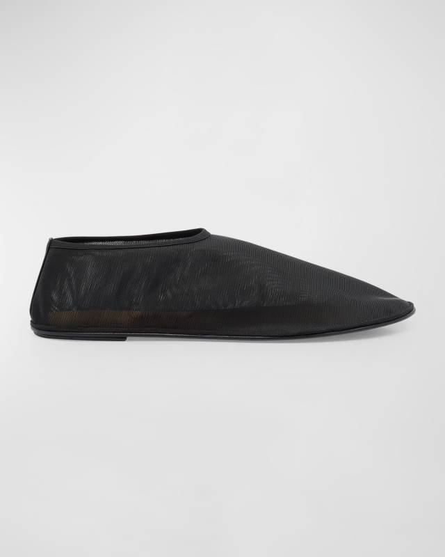 Sheer Sock Nylon Flats