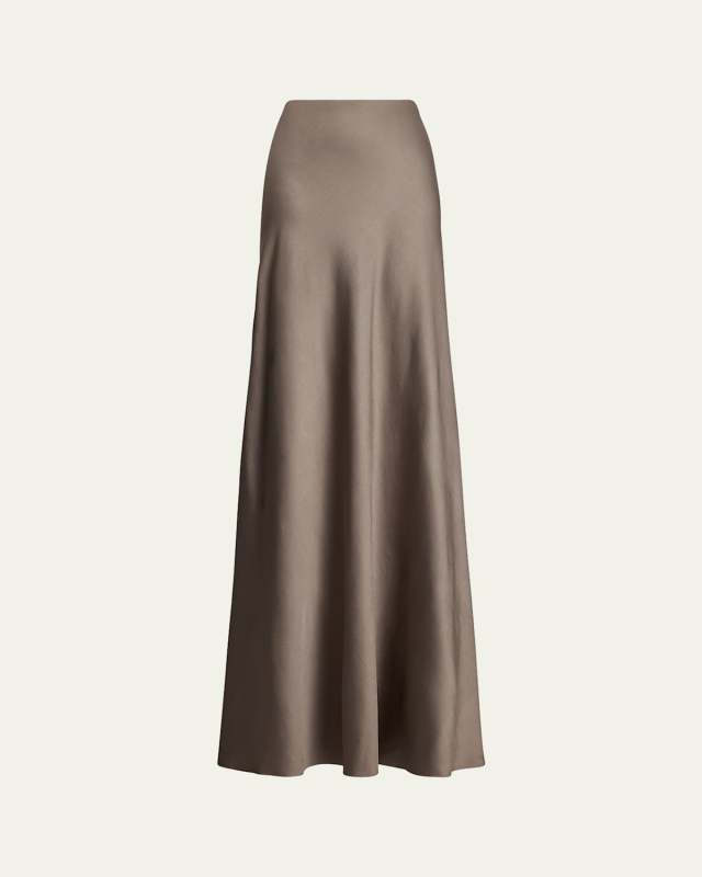 Masina Stretch Satin Skirt