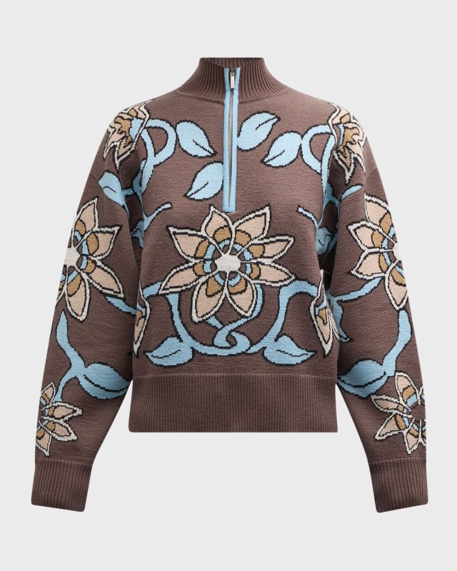 Morris Half-Zip Jacquard Sweat