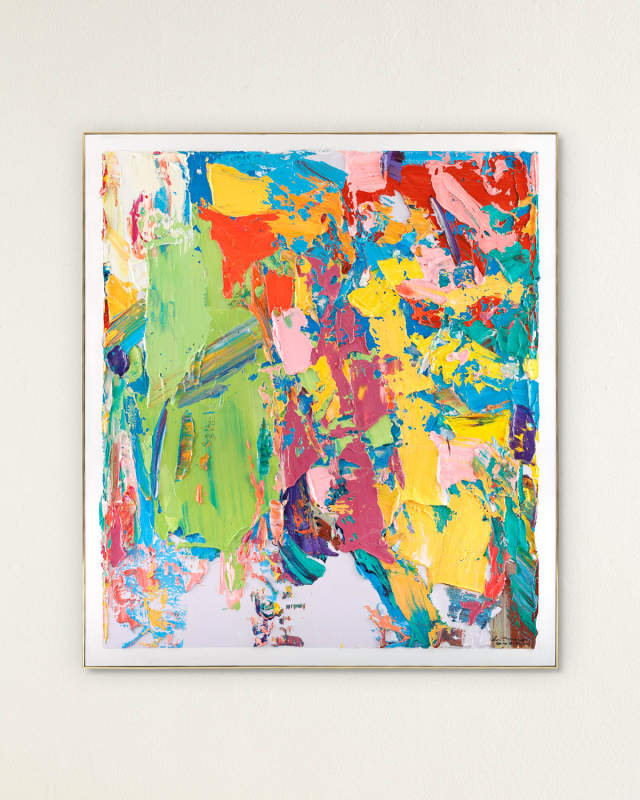 "Cascading Colors" Original Painting by LM Zhou