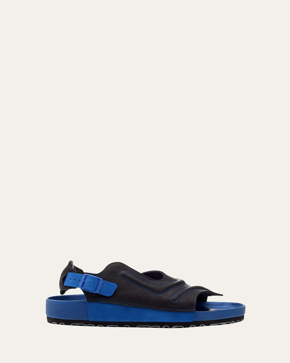 x CSM Terra Bicolor Quilted Slingback Sandals