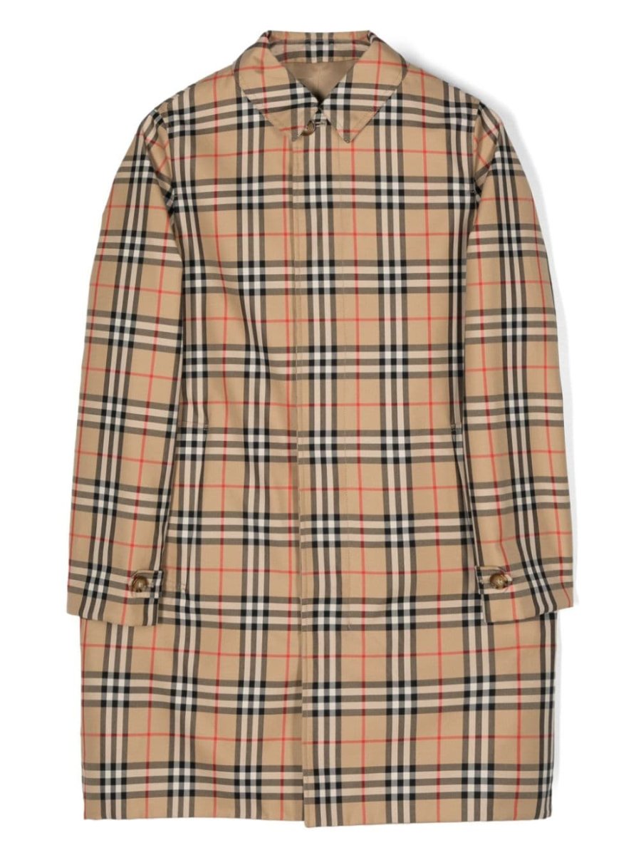 reversible House-Check coat