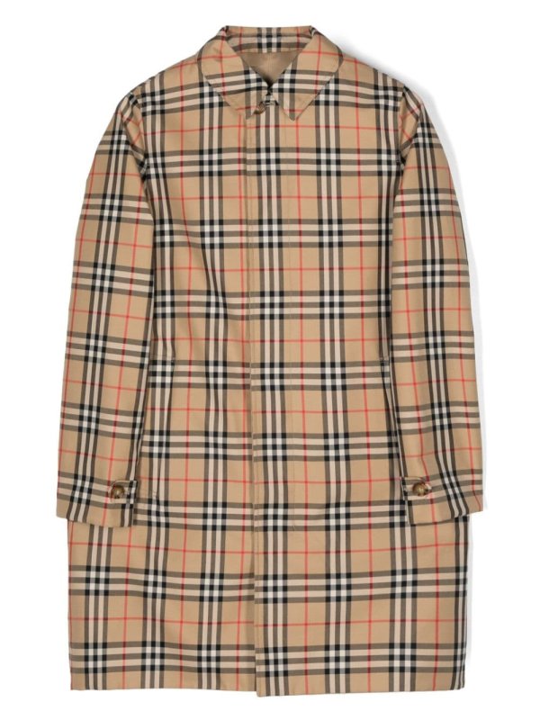 reversible House-Check coat