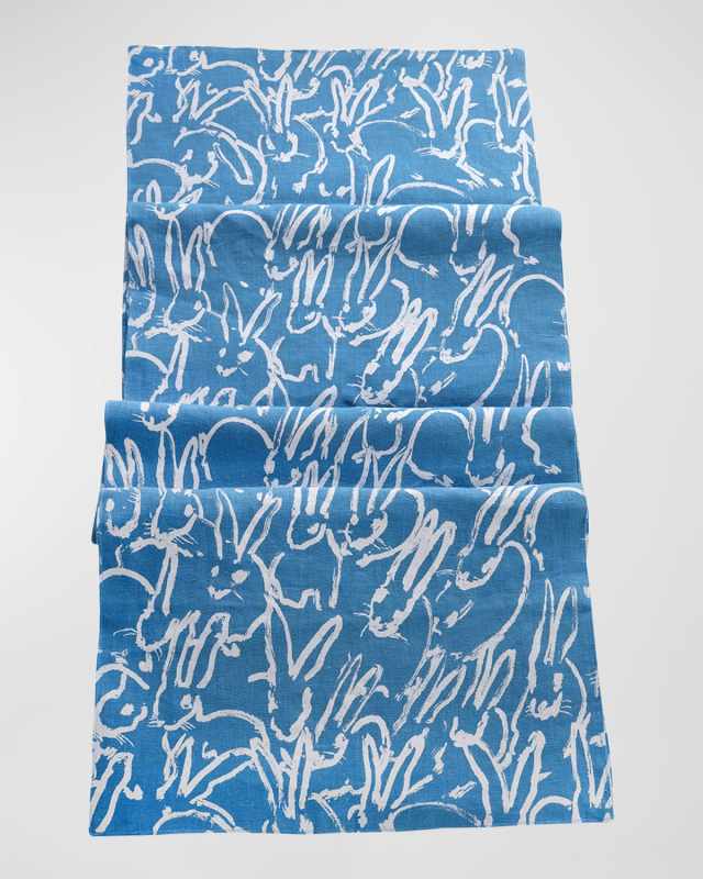 Fluffle Khadi Print Linen Table Runner