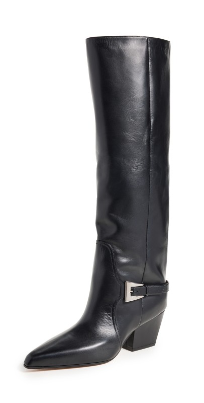 Paris Texas Jane Buckle Boots 60mm Black