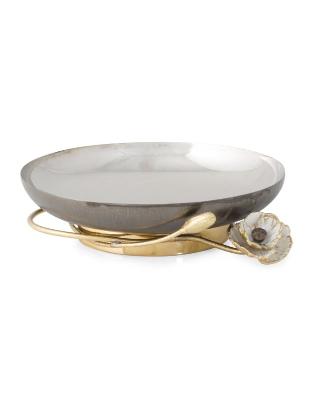 Anemone Small Footed Platter