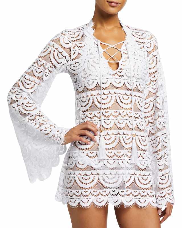 Noah Embroidered Coverup Tunic
