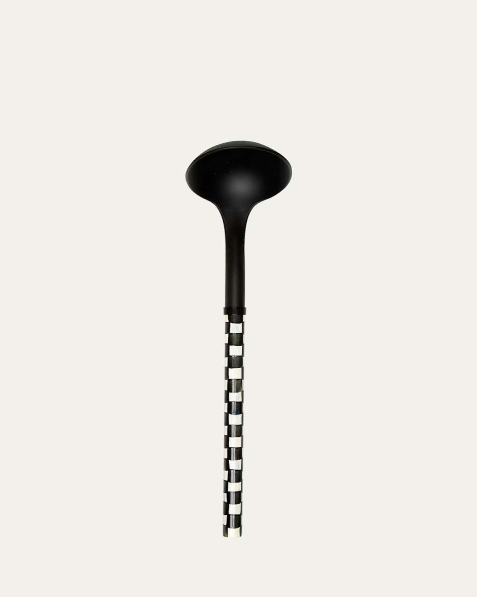 Courtly Check Ladle, Black