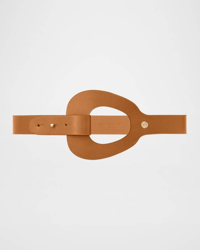 La Savoureuse Leather Pull-Through Belt