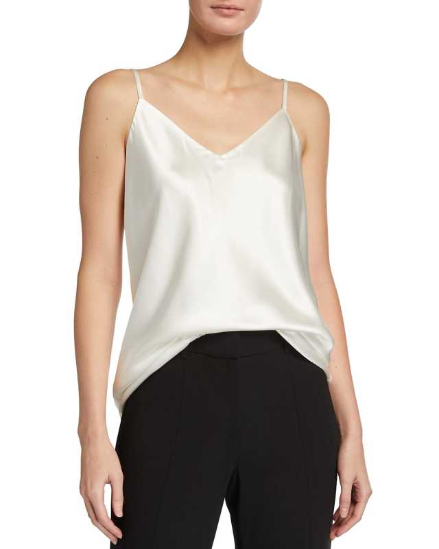Eva Luxe Charmeuse Bias Tank