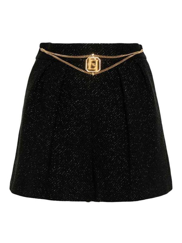Elisabetta Franchi Jean Droit - Noir